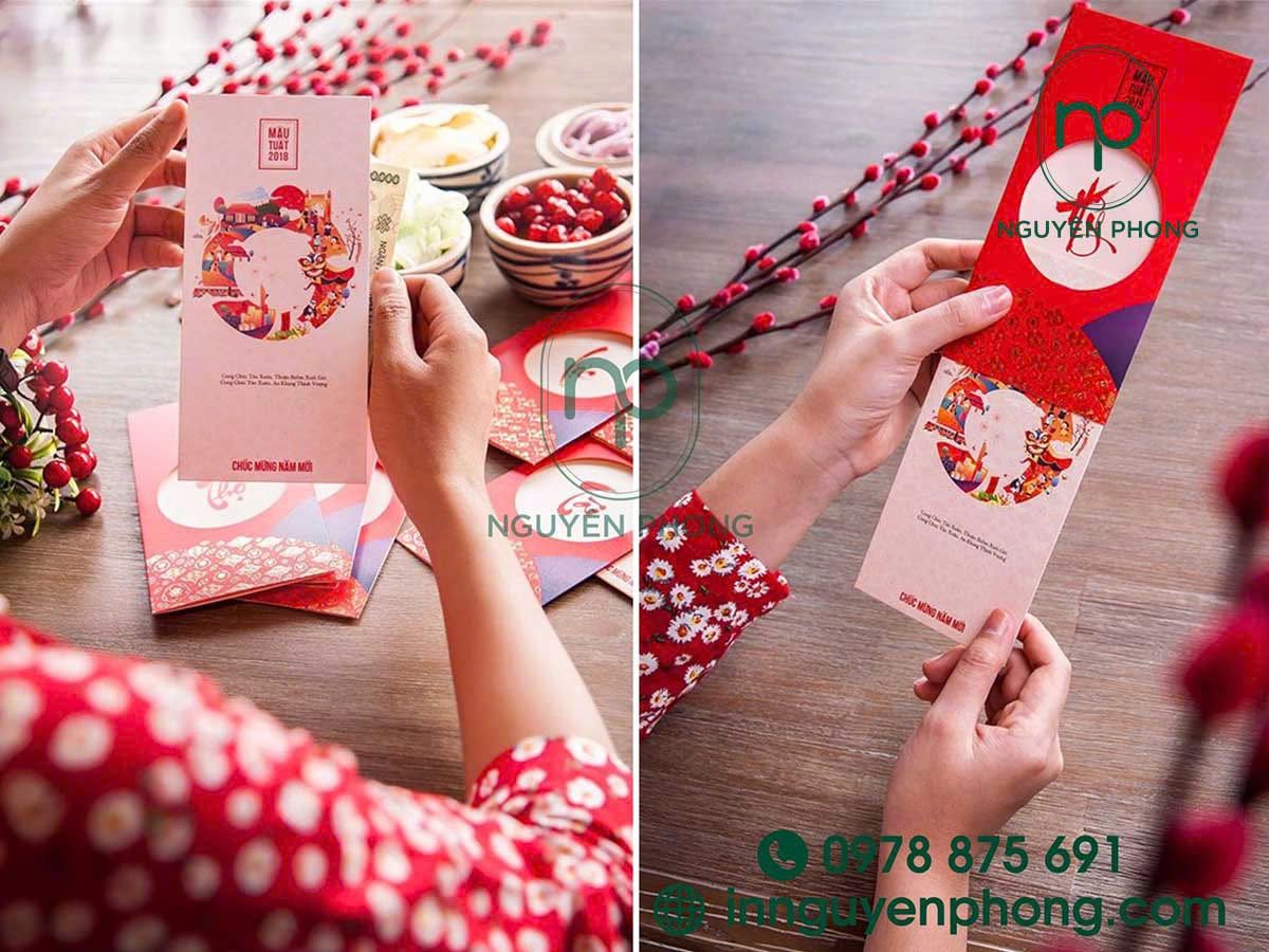 Bao lì xì tạo dấu ấn riêng cho doang nghiệp